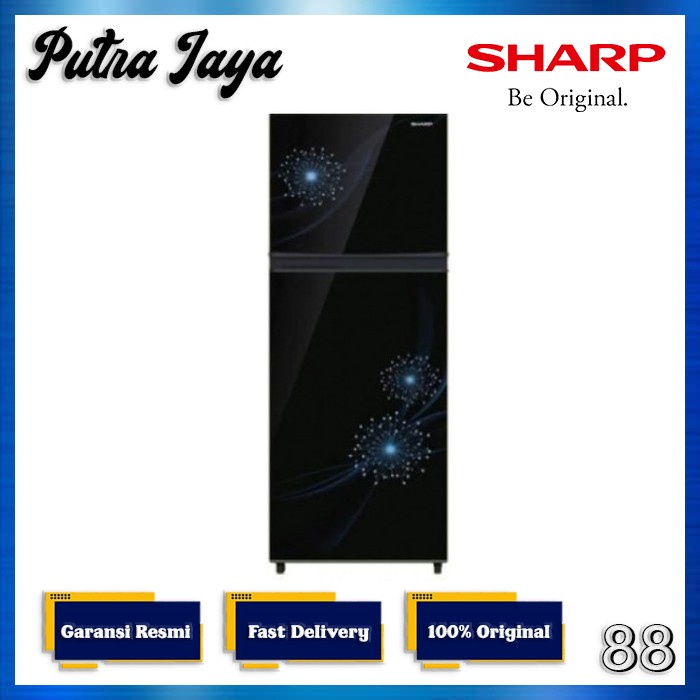 Sharp Kulkas 2 Pintu SJ-237MG-DB / SJ 237 MGDB