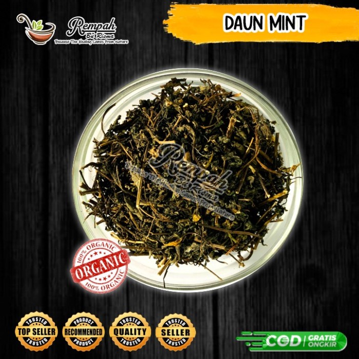 

TERMURAH!! DAUN MINT KERING 50 GRAM SUPER