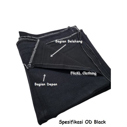 Lariss- Bahan Kain Jeans Wash Stretch Denim Washing Cucian Jeans Washing Melar Potongan 1.25 Meter