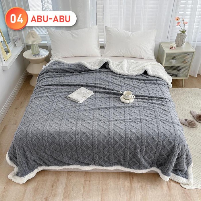 Selimut Tebal Dewasa Uk 180X200/ Selimut Lembut/Selimut Beludru Domba #Gratisongkir #Sale #Discount