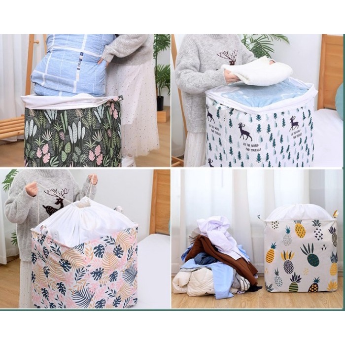 LAUNDRY BAG JUMBO MODEL SERUT KERANJANG BAJU JUMBO KOTOR MULTIFUNGSI