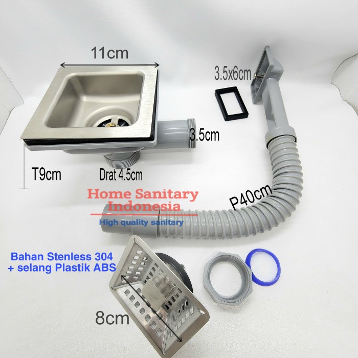 Grosir Afur Bcp Kotak +Of Brv Afur Sink Bak Cuci Piring Steinless 304 Tebal