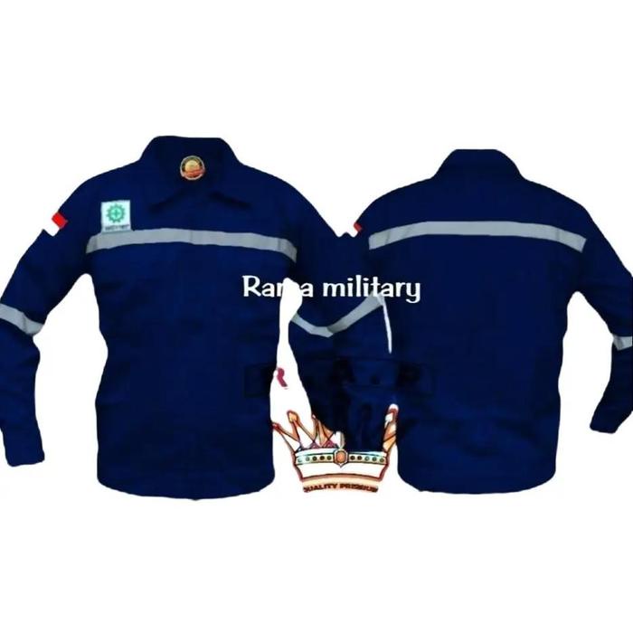 Dresto- Wearpack Atasan Proyek Safety/Baju Apd Baju Bengkel Las Tekhnisi Tambang Poliester