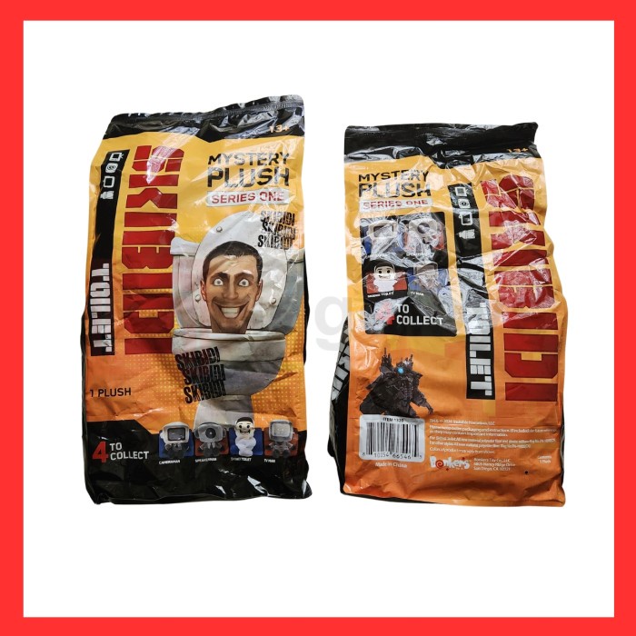 SKIBIDI Toilet Mystery Plush Collectible Plush, All-New Collectibles, Officially Licensed Toilet