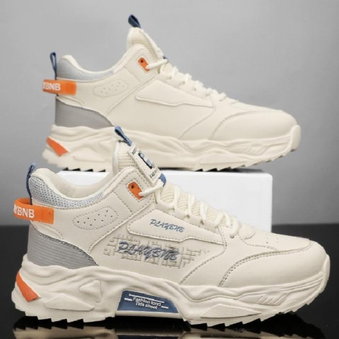 Dresto- Tbig Sepatu High Top Sneakers Pria Playbene Import Murah Pria Kuliah Kerja Fashion