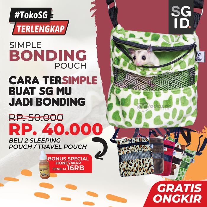 Gst - Tas Bonding Pouch / Travel Pouch For Sugar Glider