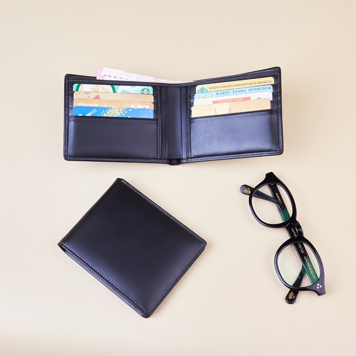 Taspure- Dompet Kulit Pria Dompet Fossil Warna Hitam