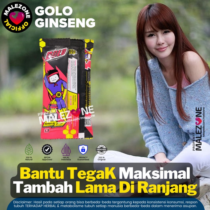 Obat Herbal Golo Ginseng Kuat Pria Tahan Stamina Lama Original