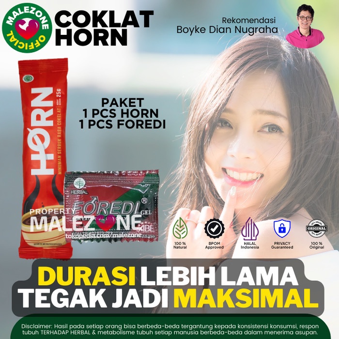 Obat Herbal HORN Foredi Gel Boyke Kuat Stamina Pria Original