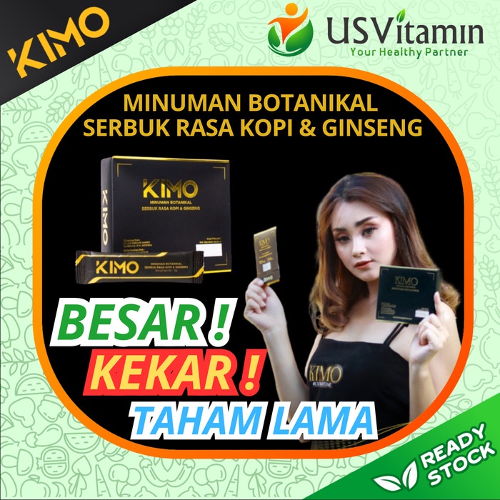 KIMO Obat Herbal Kuat Pria Lebih Tahan Lama Original