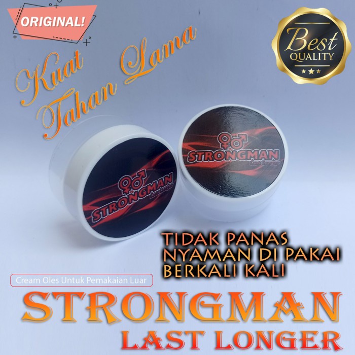OBAT KUAT TAHAN LAMA OLES PRIA STRONGMAN ASLI ORIGINAL