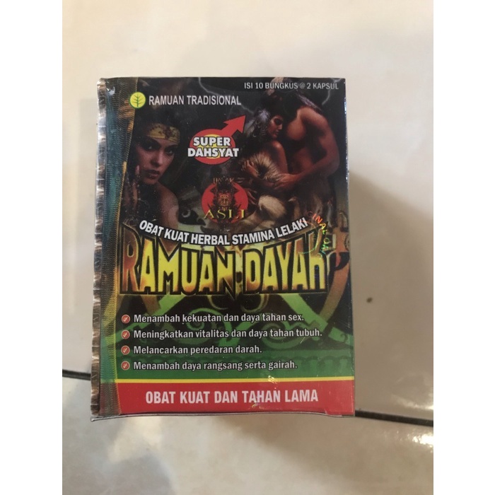ORIGINAL Ramuan Dayak Kuat Tahan Lama Obat Pria Kapsul Asli Original