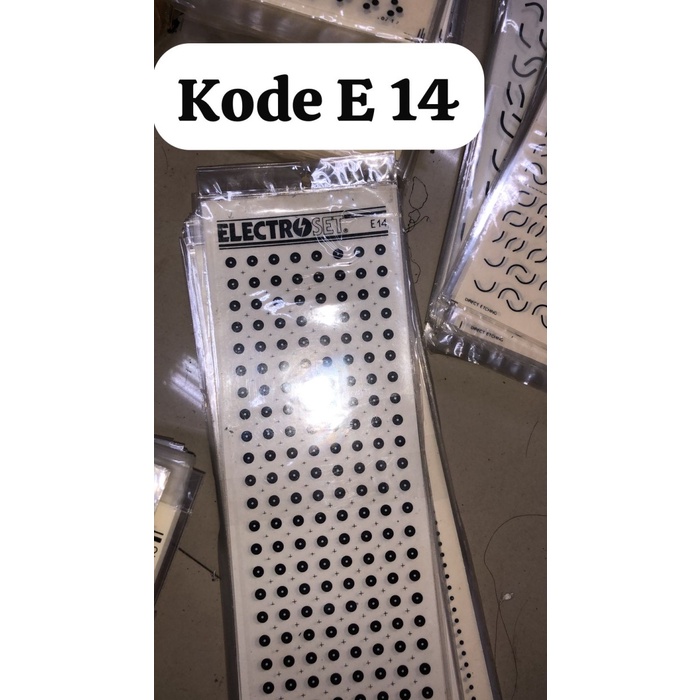 siap kirim] rugos elektro hitam satuan kode E01 / E02 / E04 / E10 / E11 / E12 / E13 / E14 / E 19