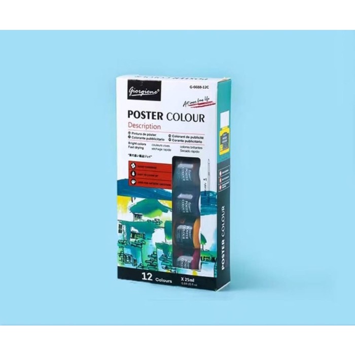 

------] cat poster poster colour giorgione 12 warna 25 ml sakura killer