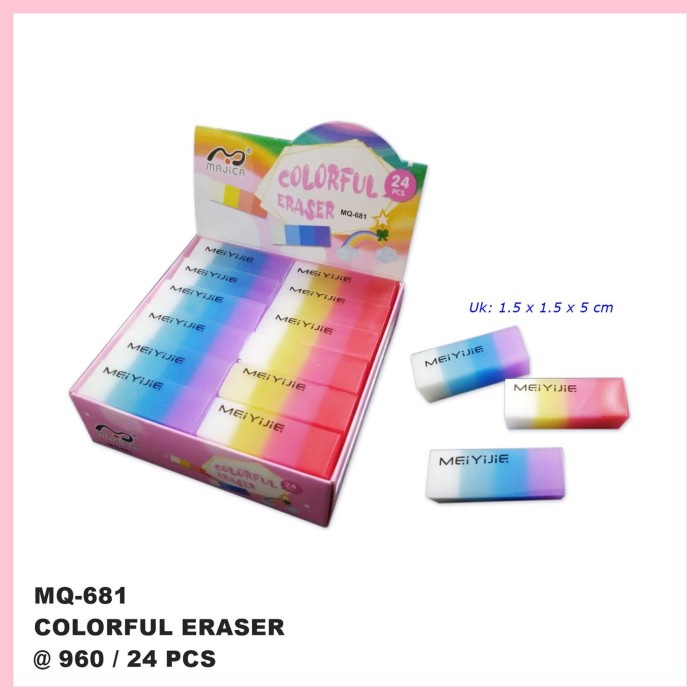 

hanya disini] penghapus murah pelangi mey yue mq 681