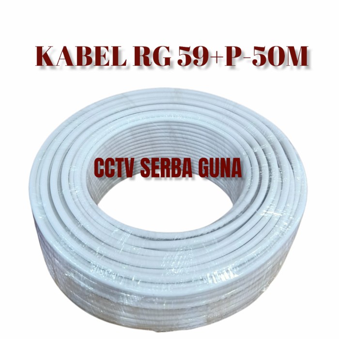 Hemat Kabel Cctv 50 Meter +Power