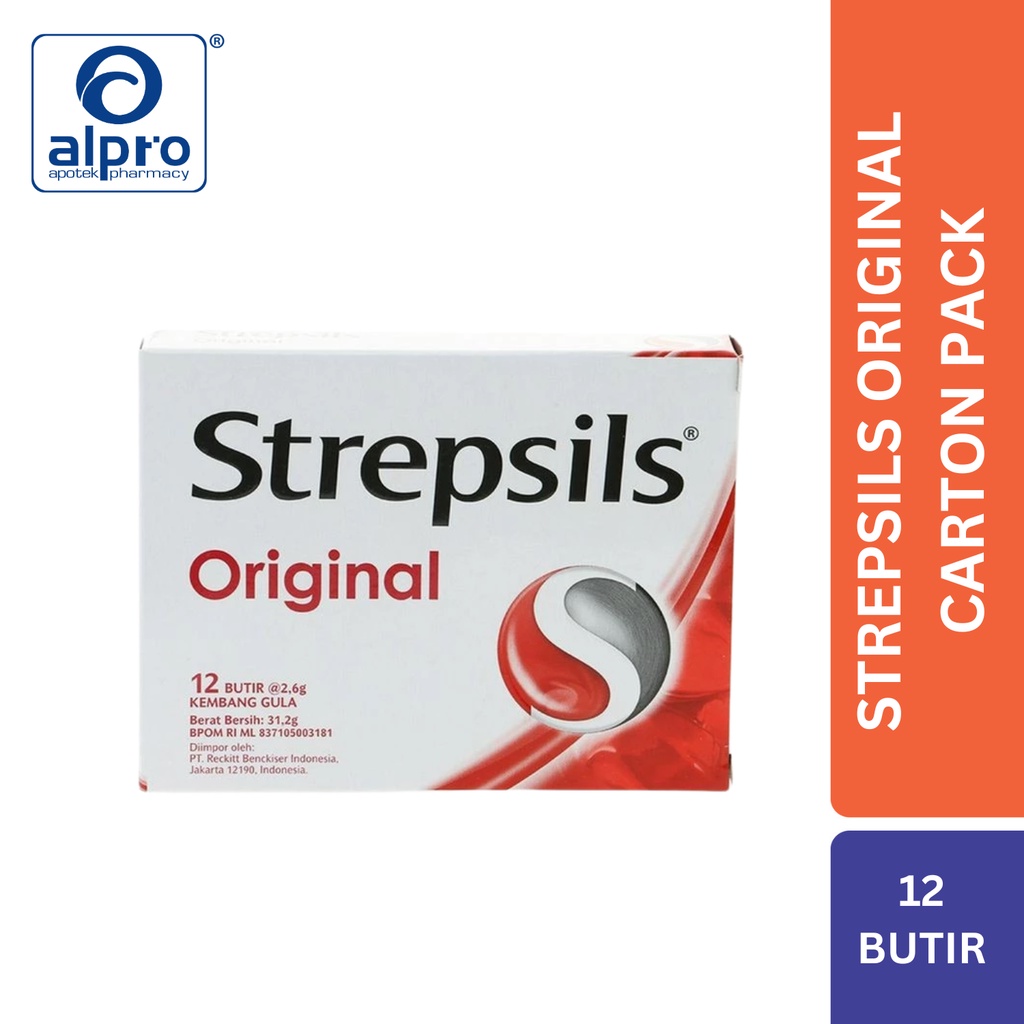 

Strepsils Original Carton Pack 2X6S