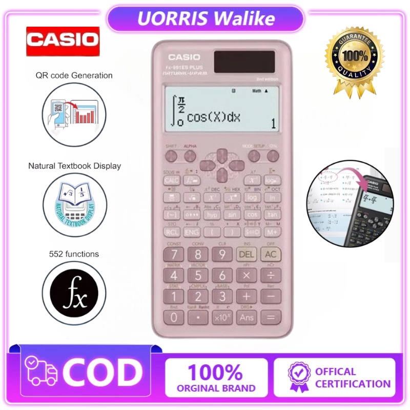 

Asio FX 991 ES PLUS - Scientific Kalkulator FX-991ES PLUS Calculator Kuliah Sekolah Kalkulator
