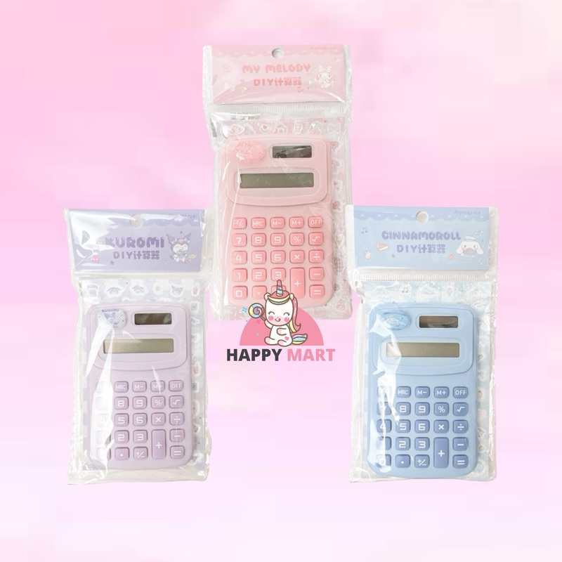 

Kalkulator motif sanrio license kuromi / melody / cinnamoroll Dw05
