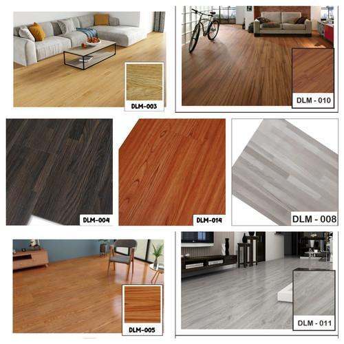 [10 LEMBAR] Vinyl Stiker Lantai Kayu Vynil Lantai Premium Dekor Rumah Size 91.4cmX15.2cm Tebal 1-2mm