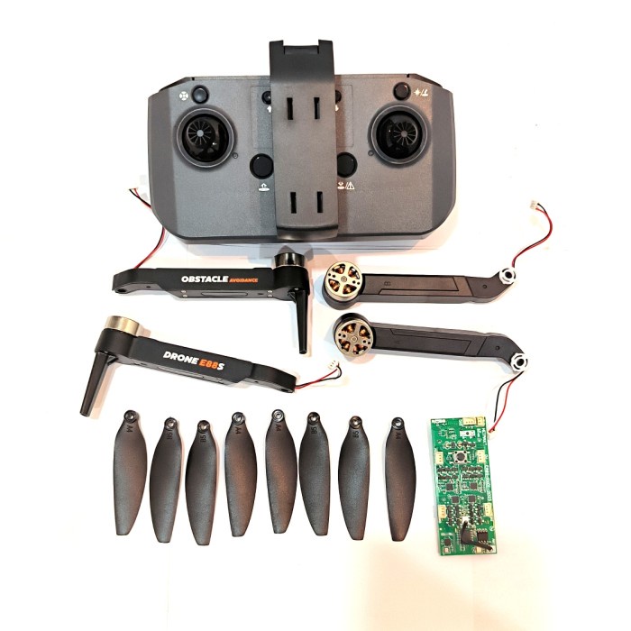 TERBARU berbagai part drone E88s brushless motor arm A B receiver propeller