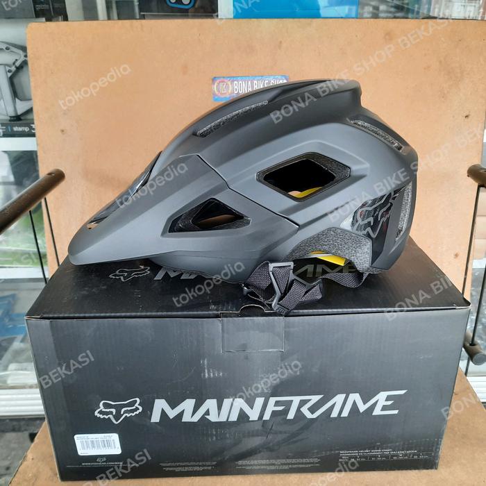 Helm Sepeda Fox Mainframe Black Black - helmet