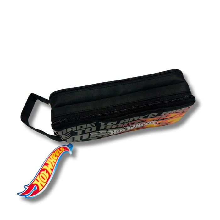 

Ready Dadi - Hot Wheels Made To Race Red/Black Pencil Case - Tempat Pensil
