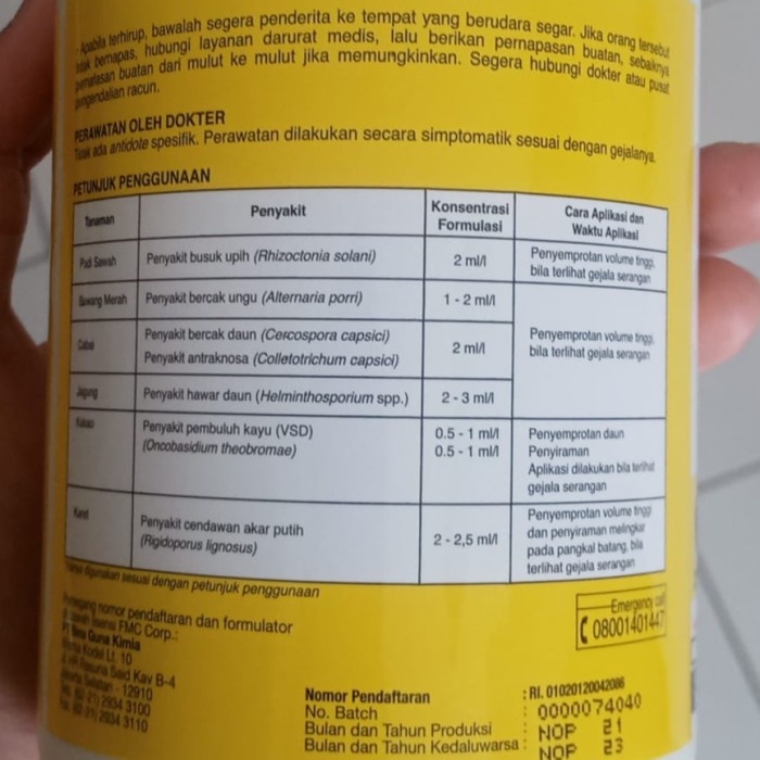 Fresh Flower Fungisida Heksa 500 Ml Bahan Aktif Heksakonazol