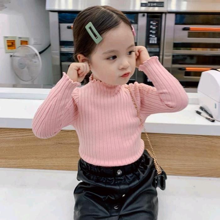 Litture- BAJU ANAK GAYA KOREA 1-3 TAHUN Baju Rajut Anak Perempuan