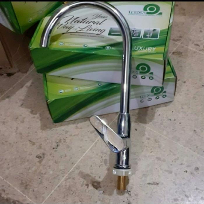 Grosir Keran Sink Angsa Meja Kuningan Model Toto Wasser /Kran Dapur Cold Only