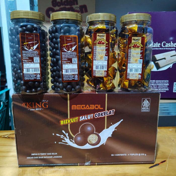 

Kuliner.Kita D'King Paket Best Seller Megabol & Cokelat Almond 1 Dus