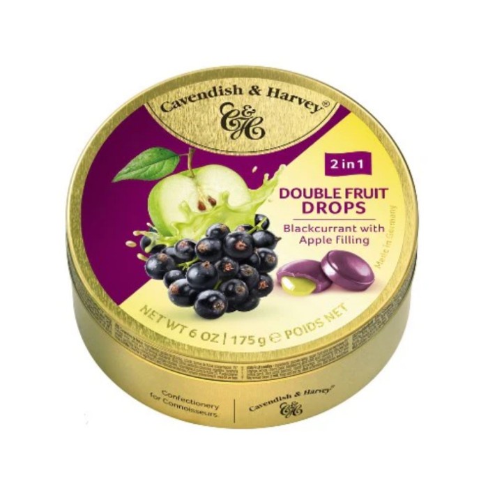

Kuliner.Kita Cavendish & Harvey Double Fruit Blackcurrant With Apple 175Gr