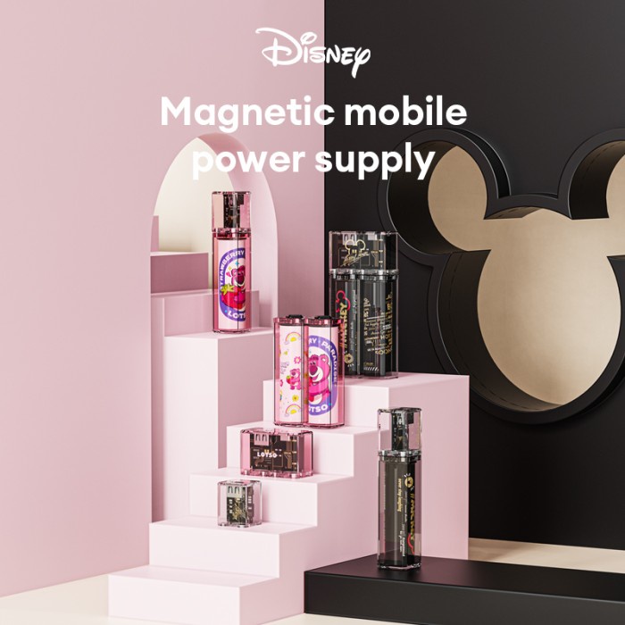 THINKPLUS X DISNEY D01 SET MINI POWER BANK FAST CHARGING DUAL-PORT POWERBANK 10MAH *
