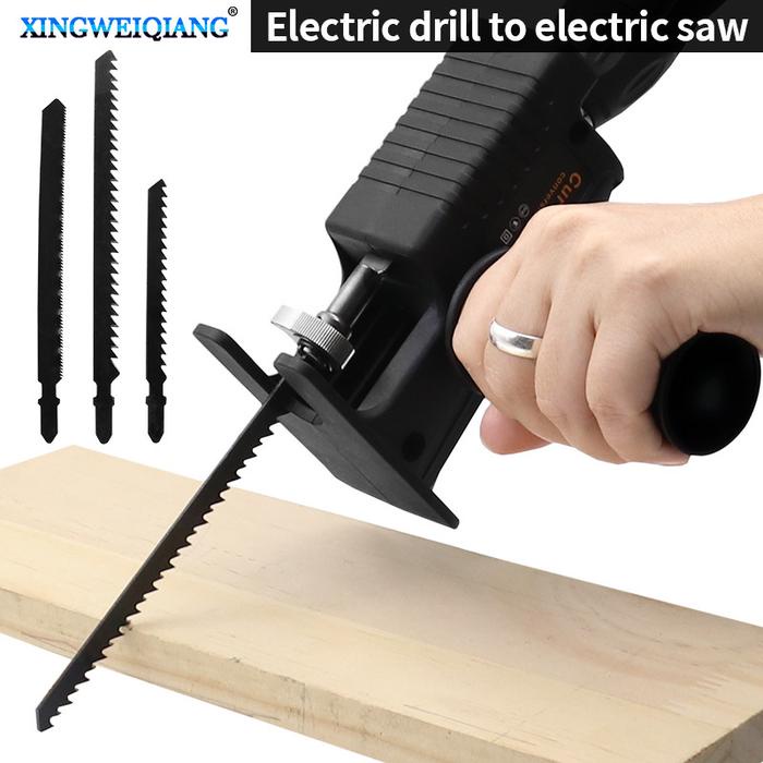 Adaptor mesin Bor Jadi Gergaji Mesin Bor Gergaji Jig Saw