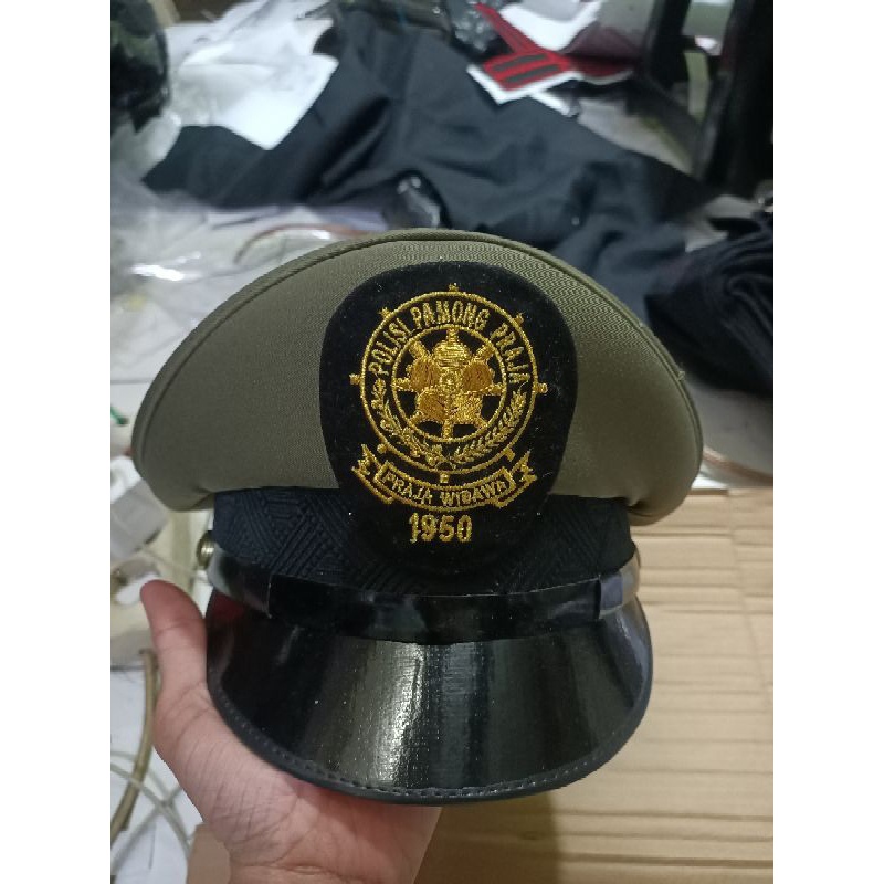 TOPI PET POL PP PRIA GOLONGAN 2 TERBARU LIST HITAM