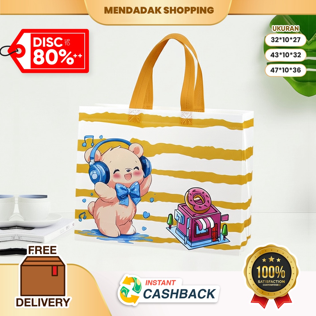 

Souvenir - Tas Spunbond - Totebag Wanita - Tas Belanja - Tas Jinjing - Totebag - Tas Jinjing Wanita - Tas Hampers - Tas Murah - Tas Souvenir - Tas Lipat - Goodie Bag - Tas Ulang Tahun - Kantong Belanja - Tas Hampers - Tas Kado - Souvenir Pernikahan