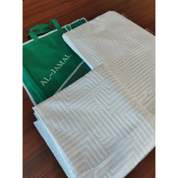TERJAMIN 210324 Kain Ihram Pria Dewasa Kain Ihram Microfiber Kain Ihram Premium