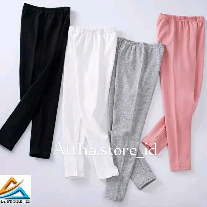 Gemyz- Legging Anak Kaos Rayon Usia 2-15 Tahun / Celana Legging Anak Perempuan / Legging Anak