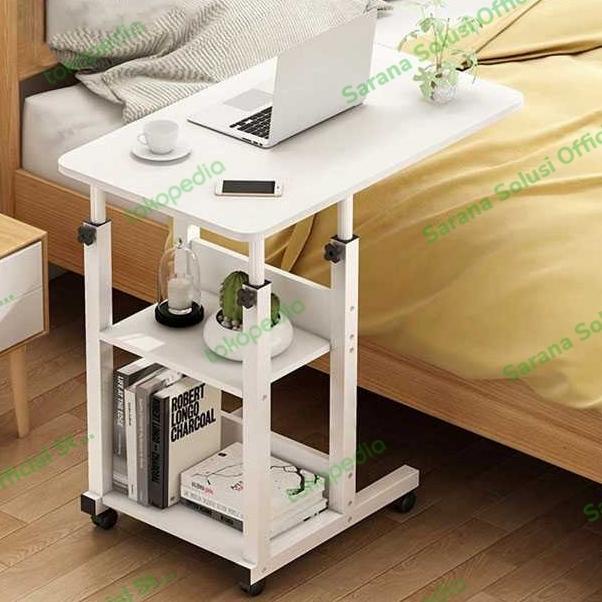 Meja Rak Laptop Serbaguna Portable / Meja Kerja / Meja Belajar Rak