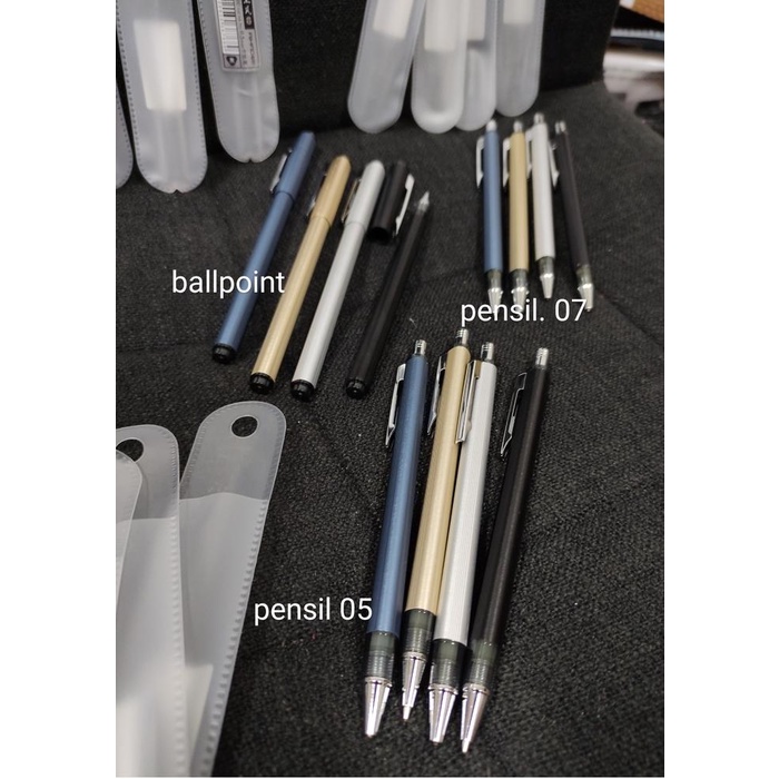 

Ready stock] pensil mekanik aihao body metal 07 atau 05 satuan dan pena aihao
