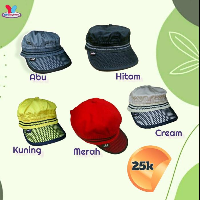 Promo Topi Anak Komando JJ Kids Topi Anak 1 2 3 tahun Termurah