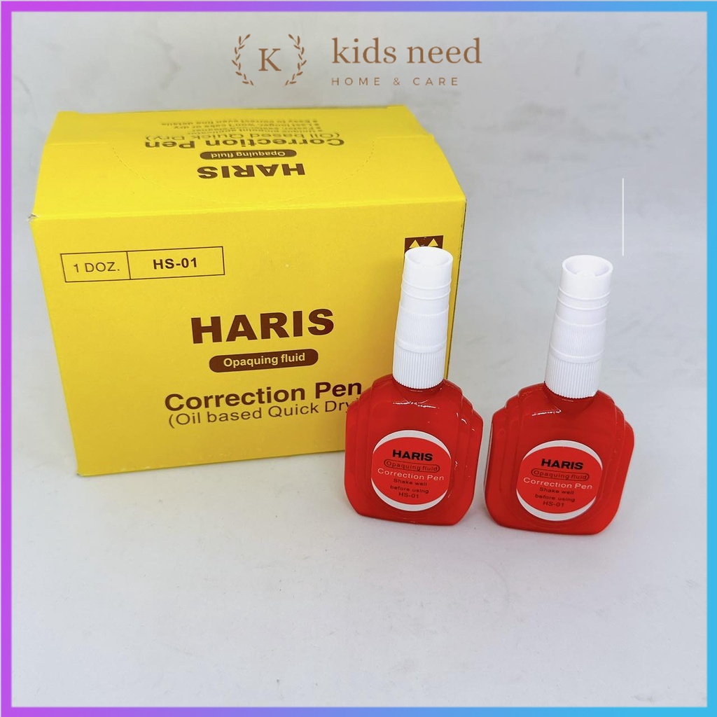 

(12pcs) Correction Pen Fluid Cairan Tipex Murah Tip-ex Liquid Murni Koreksi Penghapus Cair