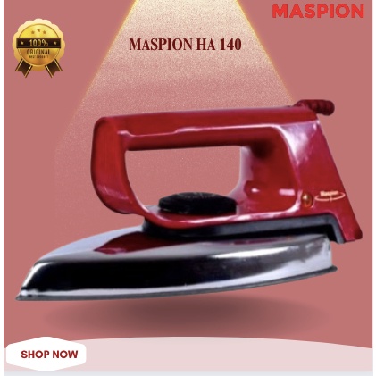 MASPION SETRIKA HA 140 DRY IRON/HA140/HA 140/HA-140/MASPION SETRIKA MURAH ORI Dw05