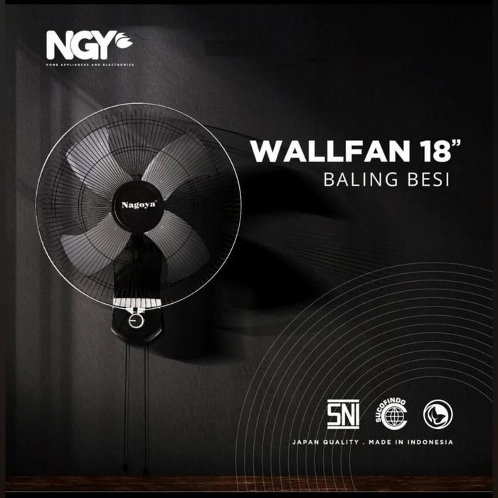 Rds - Kipas Angin Dinding Gantung Besi 18 Inc / Nagoya Tornado Wall Fan 18In