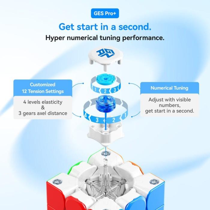 terbaru  cube 3x3 gan 356 me v2 stickerless original ready