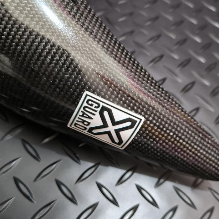 Termantab] Cover Knalpot YZ125 2023 UP Carbon Pelindung Knalpot YZ 125 2023 UP Carbon by Enduro