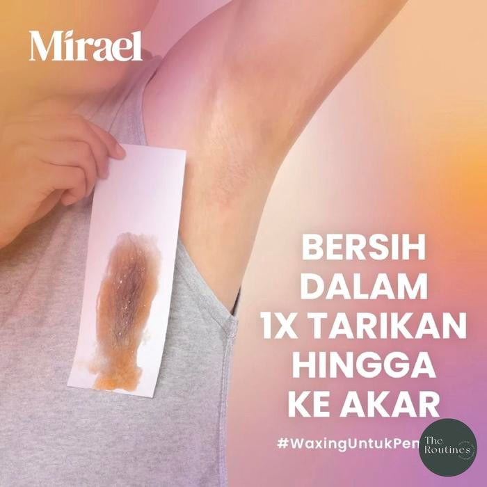 HEMAT Mirael - Sugar Wax Kit (Sugar Wax Jar 210ml, Kain Wax, Spatula)