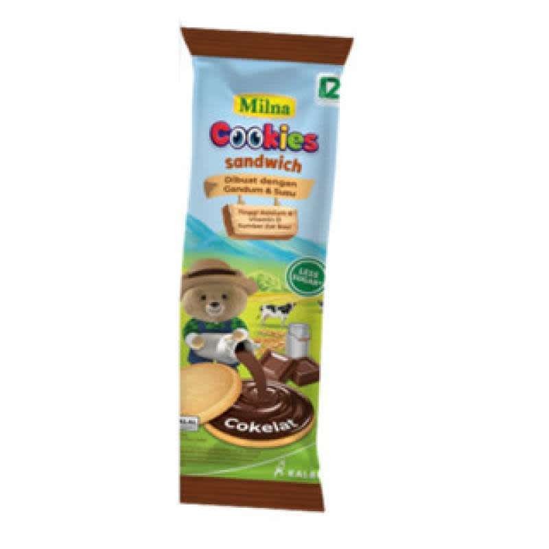 

MILNA COOKIES SANDWICH COKELAT 24GR - RAJA SUSU