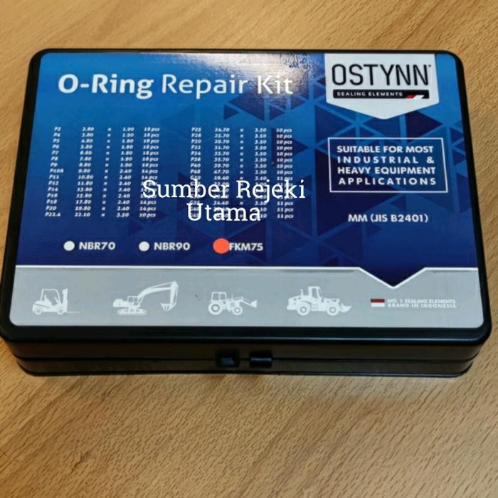 TOP ORING SERVICE SET OSTYNN VITON 75 O - RING KARET SEAL / ORING BOX -