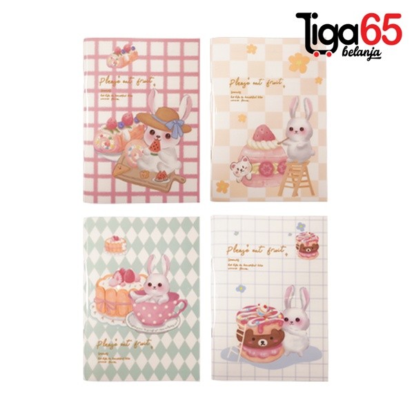

BUKU NOTEBOOK SAMPUL PLASTIK M A5 46 LEMBAR / BOOK LT525149 / STATIONERY CASTLE